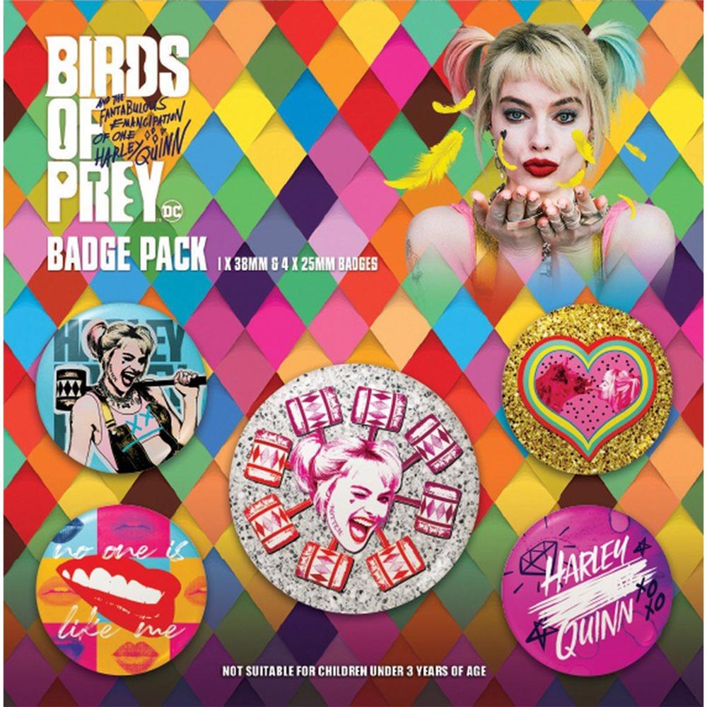 DC COMICS DCコミックス (ジョーカー 生誕 80周年 ) - Birds Of Prey / No One Is Like Me / バッジ - PGS